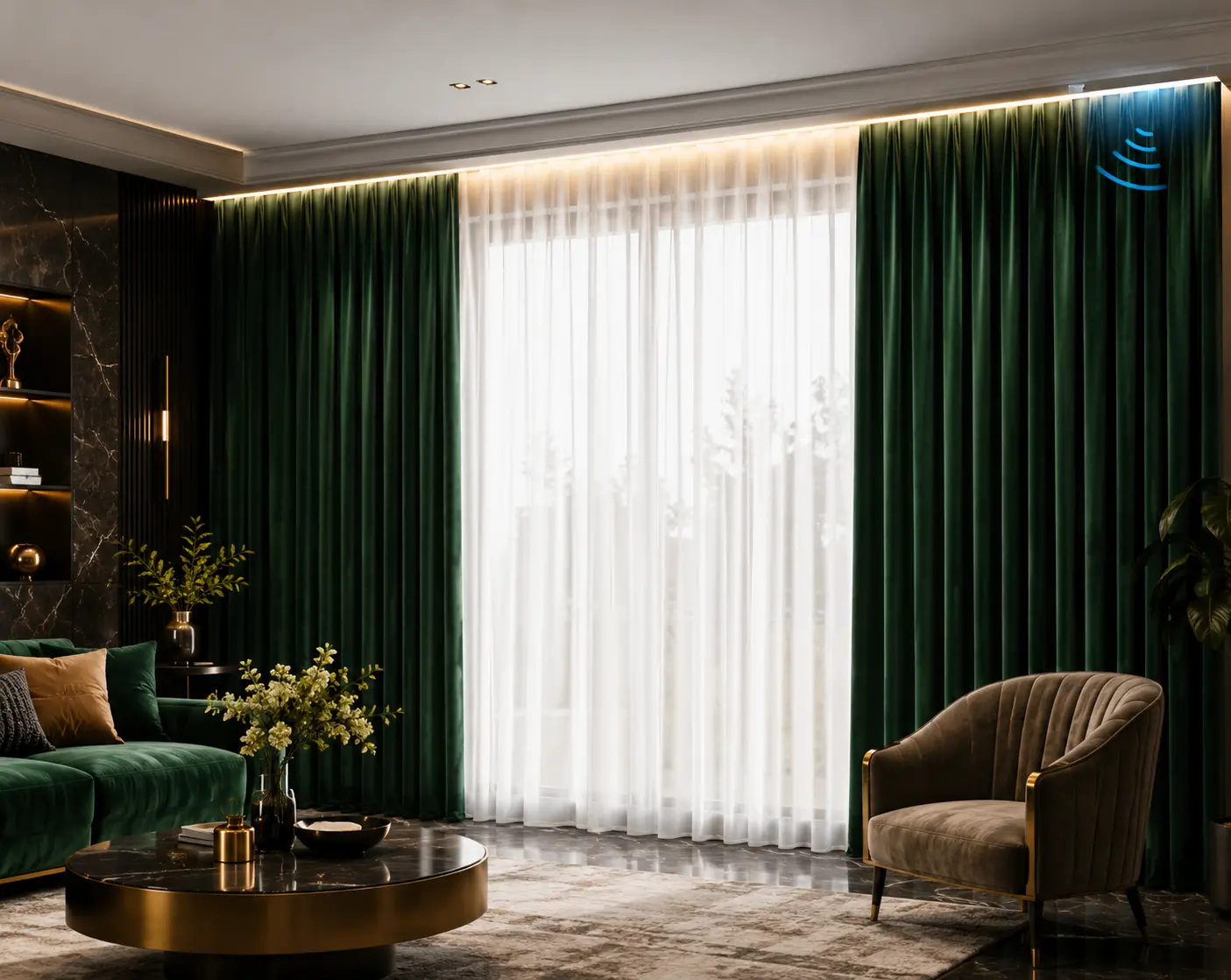 Motorized Curtains
