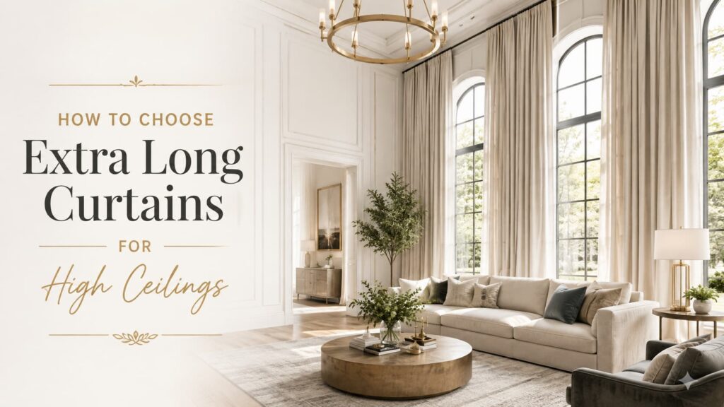 How to Choose Extra Long Curtains For High Ceilings