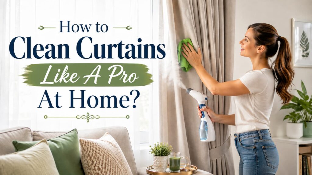 How to Clean Curtains Like A Pro At Home?