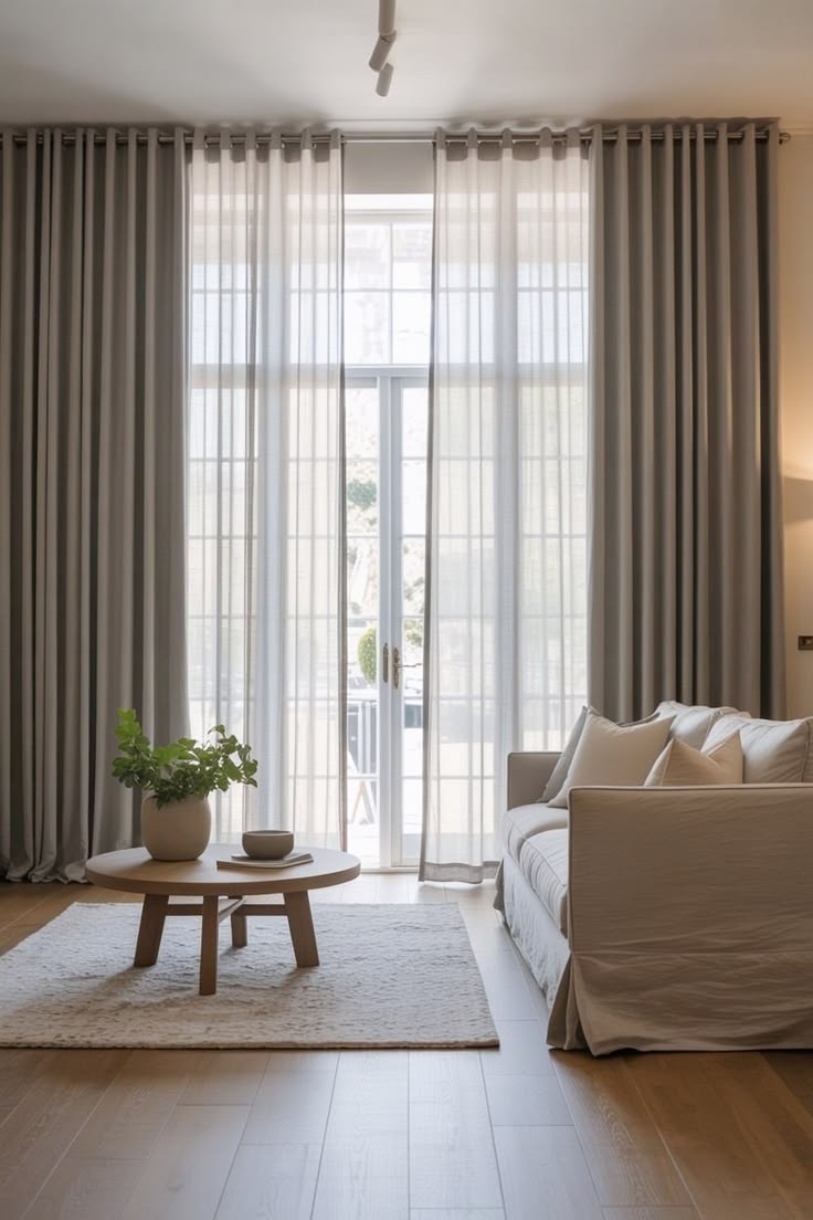 Dreamy Layered Grommet Curtains