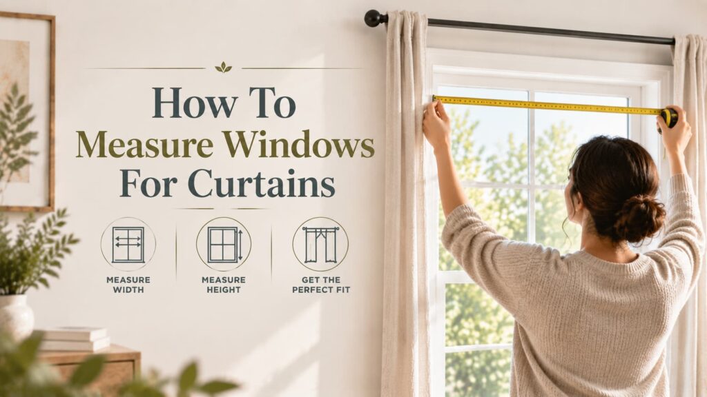 How To Measure Windows For Curtains