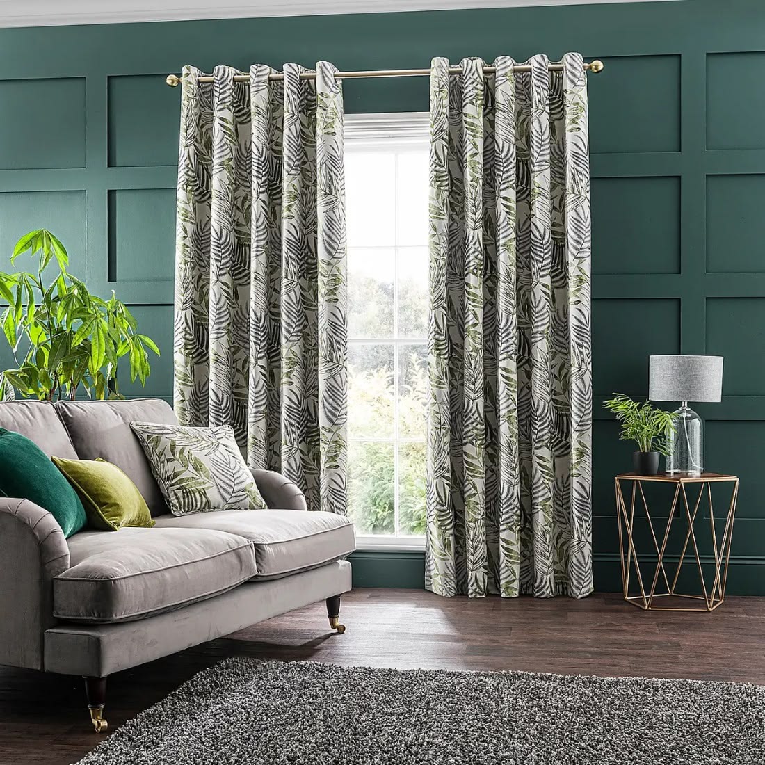 Nature-Inspired Grommet Curtains